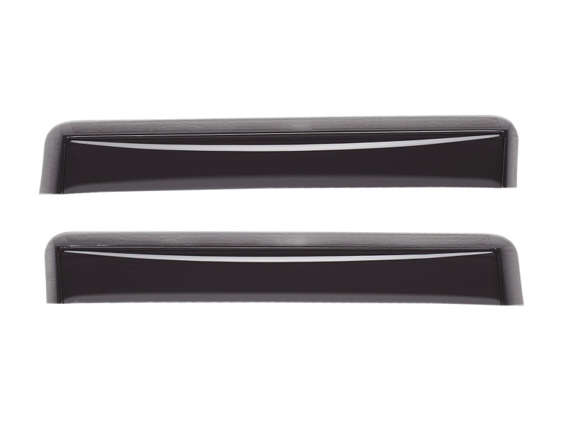 WeatherTech 07-15 Audi Q7 4L Rear Side Window Deflectors - Dark Smoke