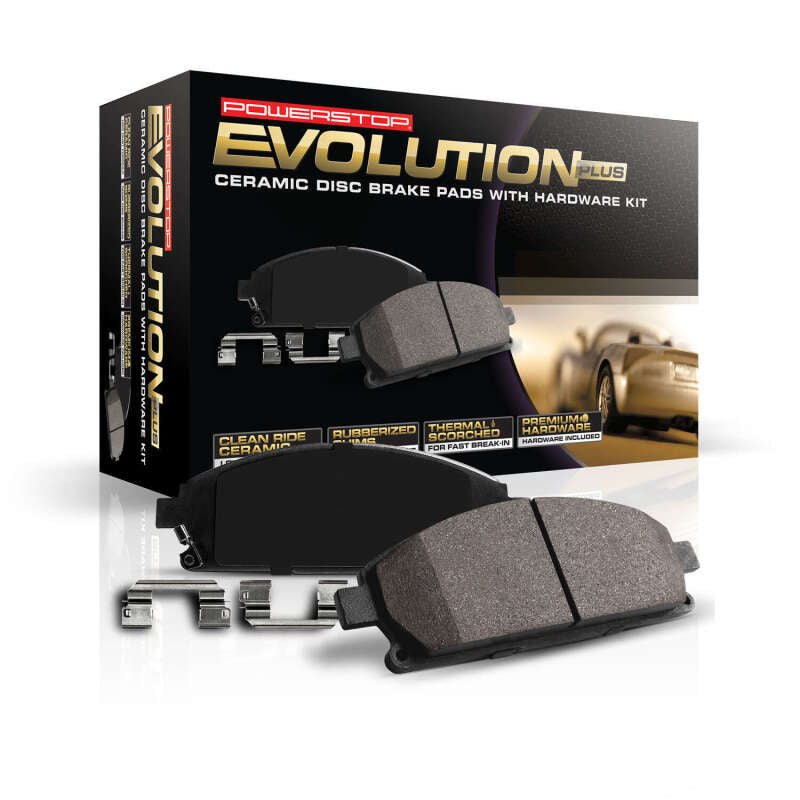 Power Stop 14-18 Audi RS7 Front Z17 Evolution Ceramic Brake Pads w/Hardware