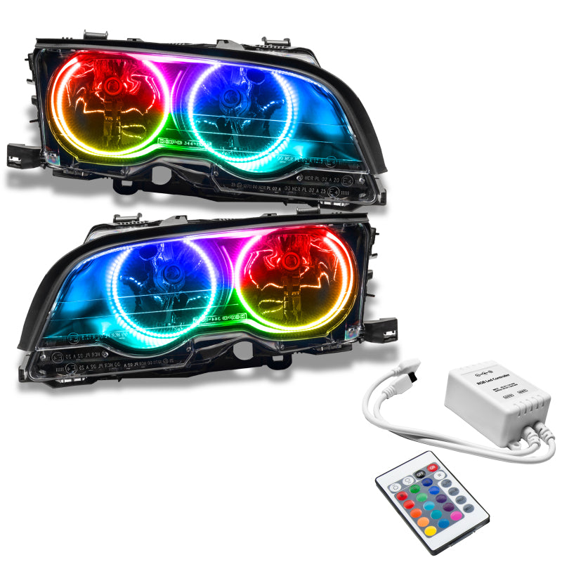 Oracle 99-01 BMW 3 Series Coupe HL - (Halogen) - ColorSHIFT w/ Simple Controller SEE WARRANTY