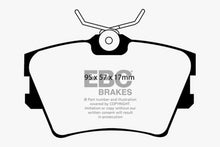 Load image into Gallery viewer, EBC 96-98 Volkswagen Eurovan 2.5 Vented Rotors Greenstuff Rear Brake Pads