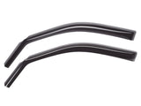 WeatherTech 04+ BMW X3 Front Side Window Deflectors - Dark Smoke