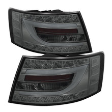 Load image into Gallery viewer, Spyder Audi A6 05-08 4Dr Sedan Light Bar LED Tail Lights Smke ALT-YD-AA605-LBLED-SM