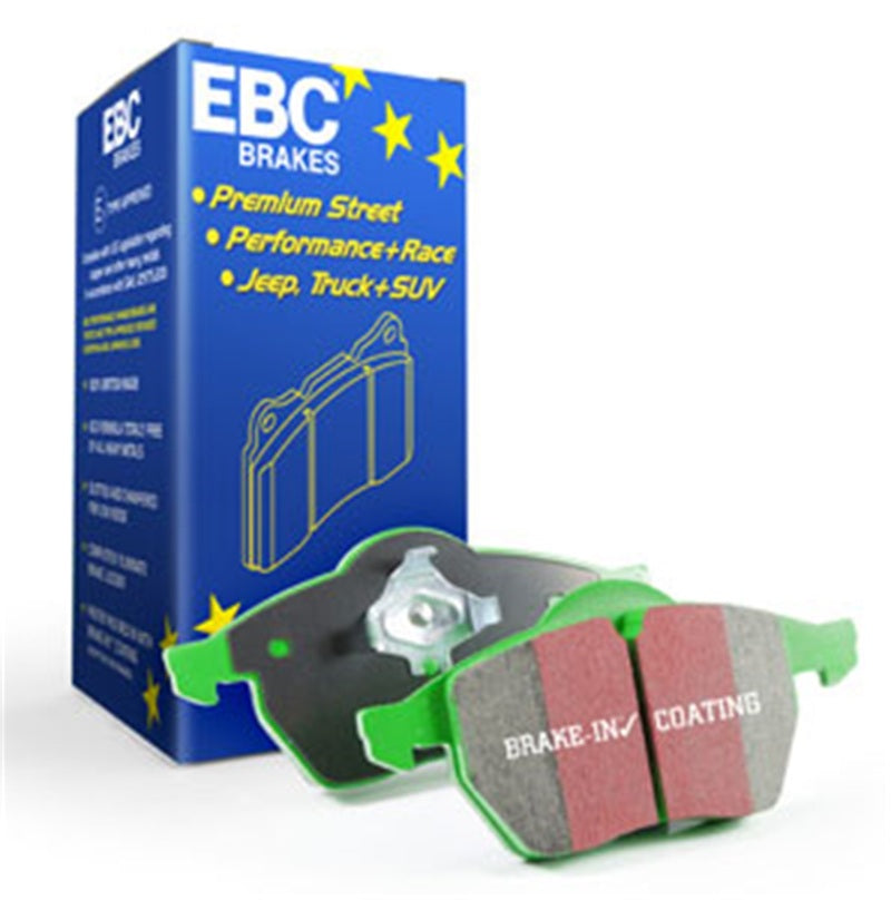 EBC 15+ Hyundai Sonata 1.6 Turbo (Elec Park Brake) Greenstuff Front Brake Pads