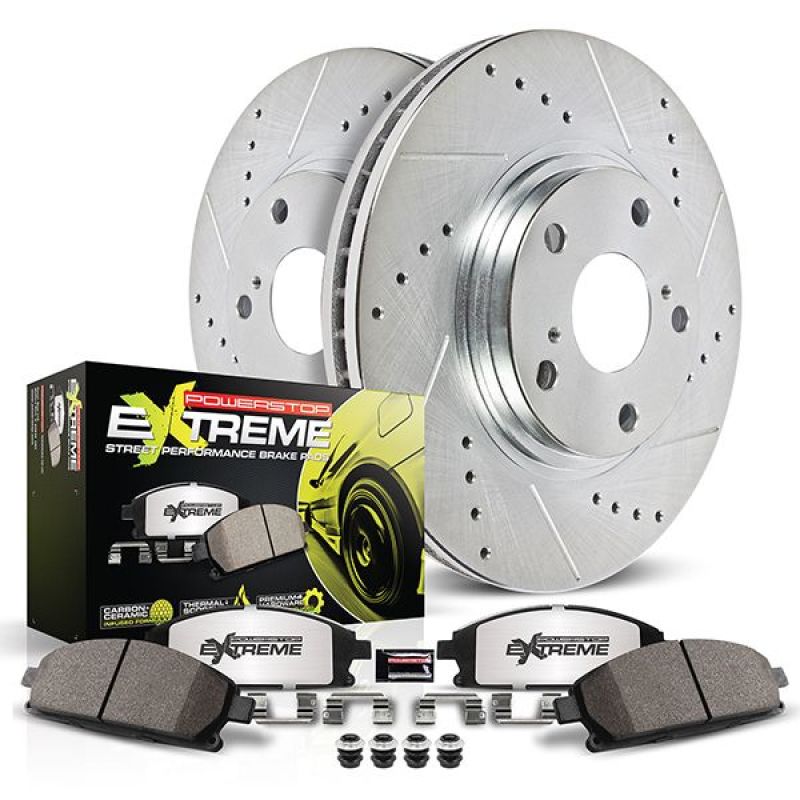 Power Stop 08-10 BMW 128i Front Z26 Street Brake Kit