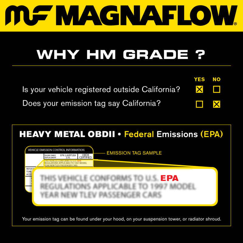 MagnaFlow Conv DF 99-04 VW Beetle V4 1.8L GLX Turbo S / 99-03 Golf V4 1.8L GLS GTI/Jetta V4 1.8L GLS