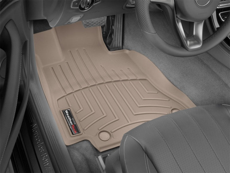 WeatherTech 2020+ Audi A5/S5 Rear (2nd Row) FloorLiners - Tan (COUPE ONLY)