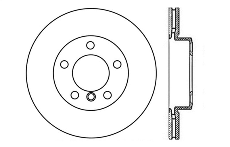 StopTech Drilled Sport Brake Rotor