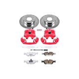 Power Stop 1999 BMW 318ti Front Z26 Street Warrior Brake Kit w/Calipers