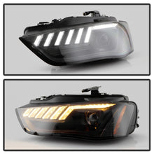 Load image into Gallery viewer, Spyder 13-16 Audi A4/S4 Halogen Model Only Projector Headlights - Black PRO-YD-AA413HALSI-BK