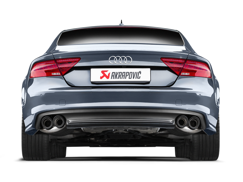 Akrapovic 13-17 Audi S6 Avant/Limousine (C7) Evolution Line Cat Back (Titanium) w/ Carbon Tips