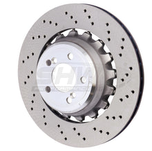 Load image into Gallery viewer, SHW 15-18 BMW X5 M 4.4L Right Rear Cross-Drilled Lightweight Brake Rotor (34212284904)