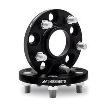 Load image into Gallery viewer, Mishimoto Wheel Spacers - 5x112 - 57.1 - 20 - M14 - Black