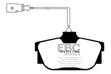 Load image into Gallery viewer, EBC 00 Volkswagen Eurovan 2.8 (ATE) with Wear Leads Ultimax2 Rear Brake Pads