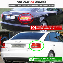 Load image into Gallery viewer, Spyder Audi A6 05-08 4Dr Sedan Light Bar LED Tail Lights Smke ALT-YD-AA605-LBLED-SM