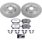 Power Stop 2012 Audi A7 Quattro Rear Z26 Street Warrior Brake Kit