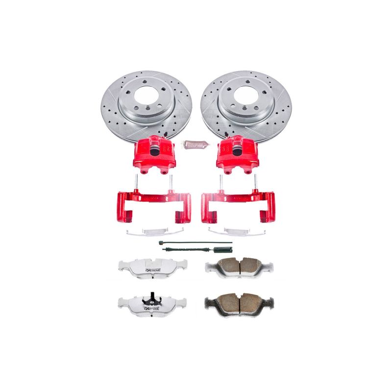 Power Stop 01-02 BMW Z3 Front Z26 Street Warrior Brake Kit w/Calipers