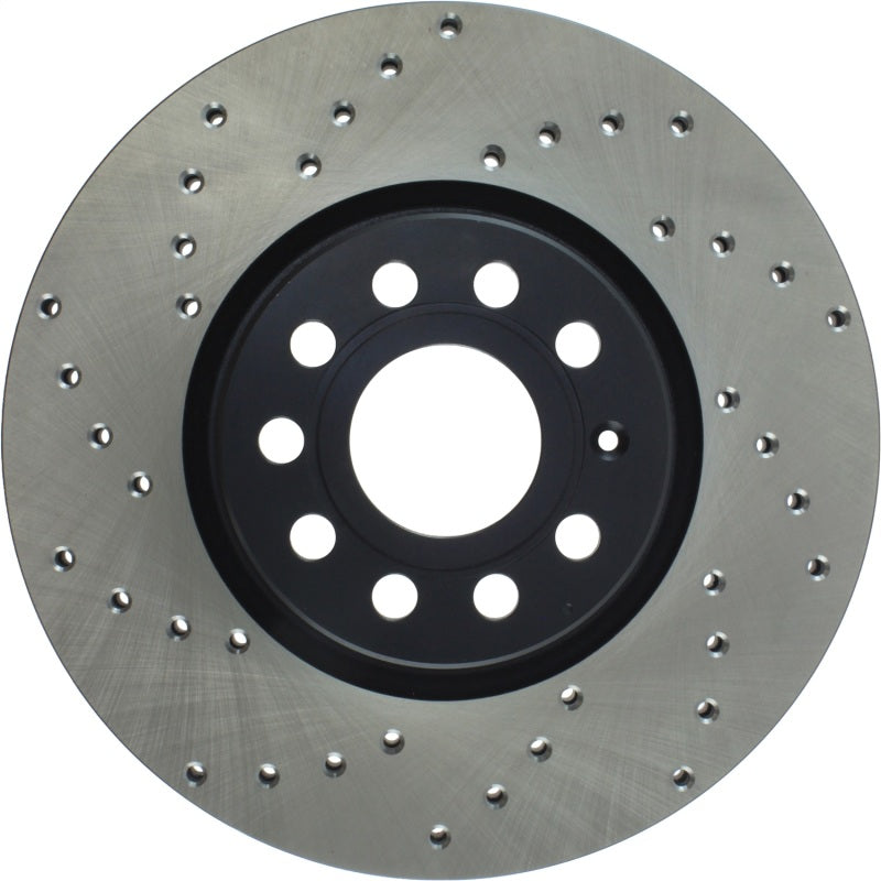 StopTech 06-13 Audi A3/08-09 TT / 06-09 VW GTI Mk V Cryo-Stop Right Front Drilled Rotor