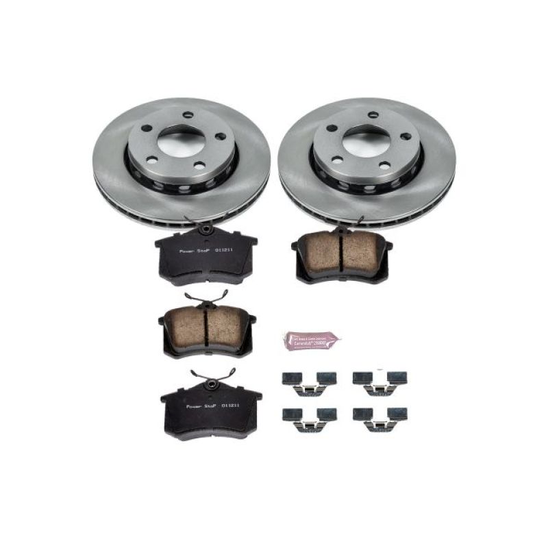 Power Stop 00-02 Audi S4 Rear Autospecialty Brake Kit