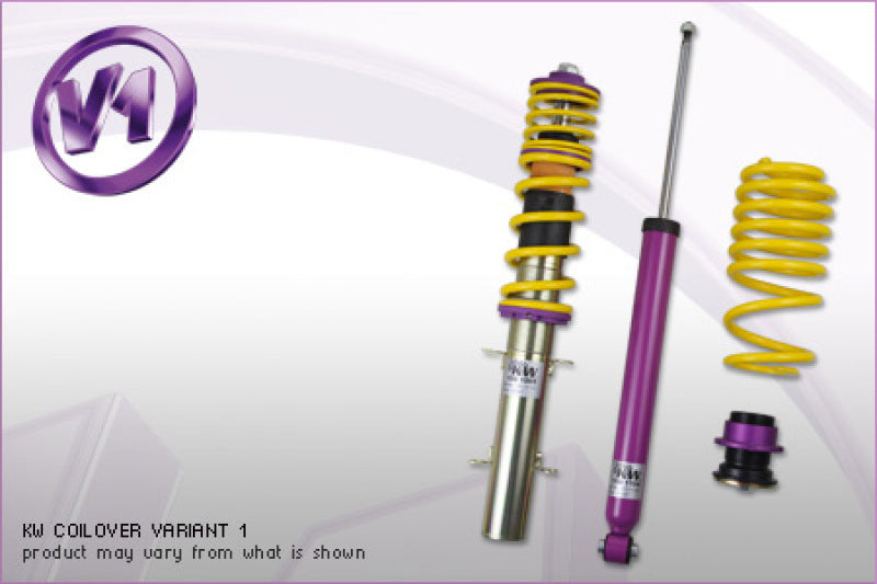 KW Coilover Kit V1 Audi A4 S4 (8K/B8) w/o electronic dampening controlSedan FWD + Quattro