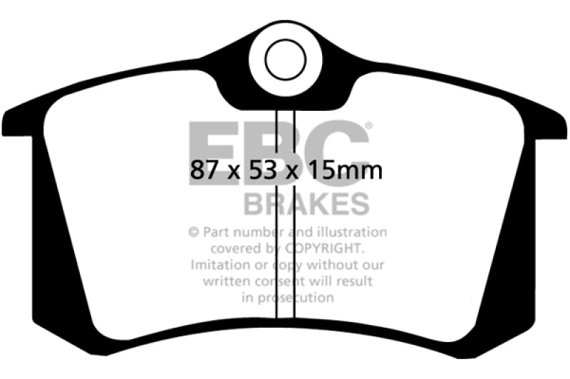 EBC 10-13 Audi A3 2.0 TD Ultimax2 Rear Brake Pads