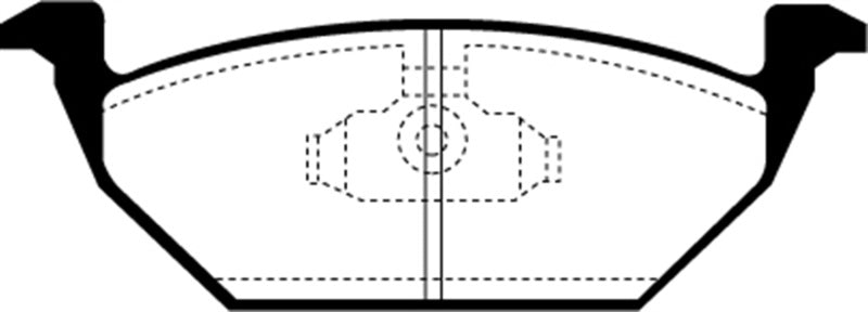 EBC 98-99 Volkswagen Beetle 2.0 Ultimax2 Front Brake Pads