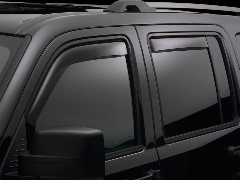 WeatherTech 09+ Audi Q5 Front and Rear Side Window Deflectors - Dark Smoke