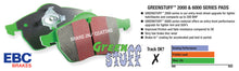 Load image into Gallery viewer, EBC 80-84 Volkswagen Golf 1.6 Greenstuff Front Brake Pads