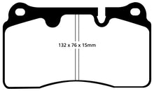 Load image into Gallery viewer, EBC 06-09 Volkswagen Touareg 3.6 (2 pin holes at top of backplate) Ultimax2 Front Brake Pads