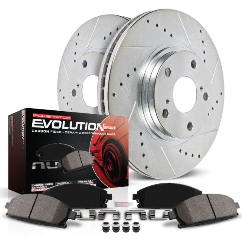 Power Stop 16-18 Audi A7 Quattro Rear Z23 Evolution Sport Brake Kit