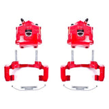 Power Stop 2000 BMW 323Ci Rear Red Calipers w/Brackets - Pair