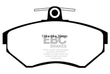 Load image into Gallery viewer, EBC 96-98 Volkswagen Passat 1.9 TD Ultimax2 Front Brake Pads