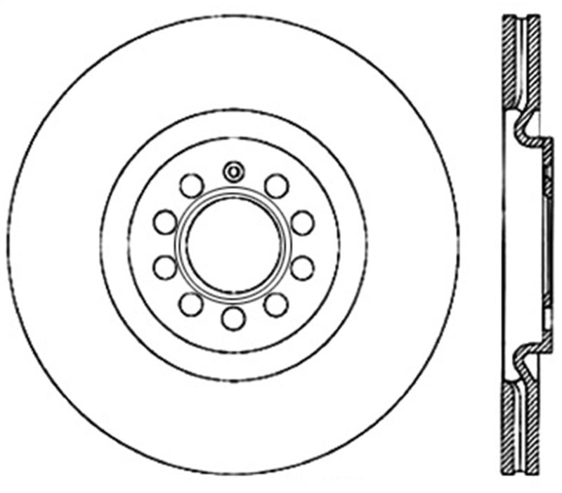 StopTech Drilled Sport Brake Rotor