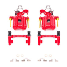 Load image into Gallery viewer, Power Stop 02-06 Audi A4 Rear Red Calipers w/Brackets - Pair