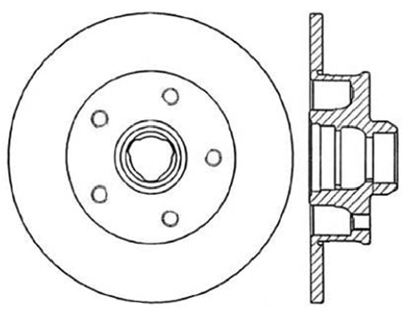 StopTech Drilled Sport Brake Rotor