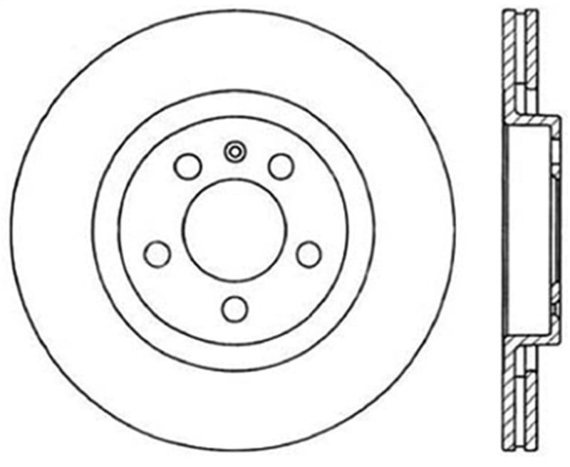 StopTech Drilled Sport Brake Rotor