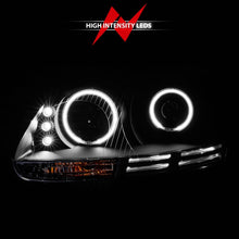 Load image into Gallery viewer, ANZO 2006-2009 Volkswagen Rabbit Projector Headlights w/ Halo Black (CCFL)