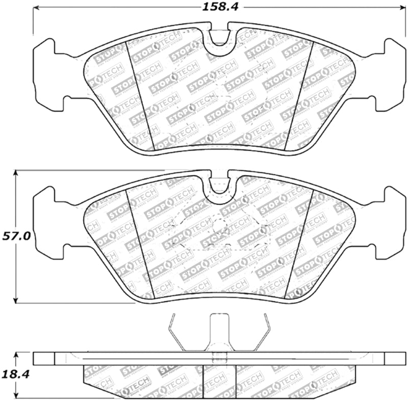 StopTech Street Touring Brake Pads