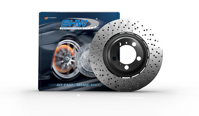 SHW 98-03 BMW M5 4.9L Right Front Drilled Lightweight Brake Rotor (European Model) (34112227736)