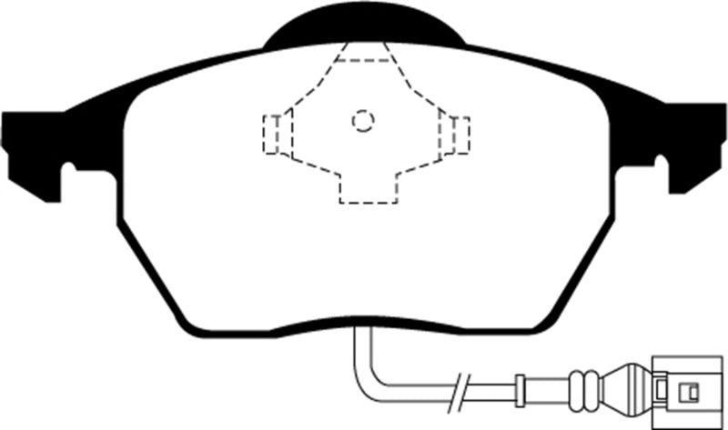 EBC 99-05 Volkswagen Beetle 1.8 Turbo Greenstuff Front Brake Pads